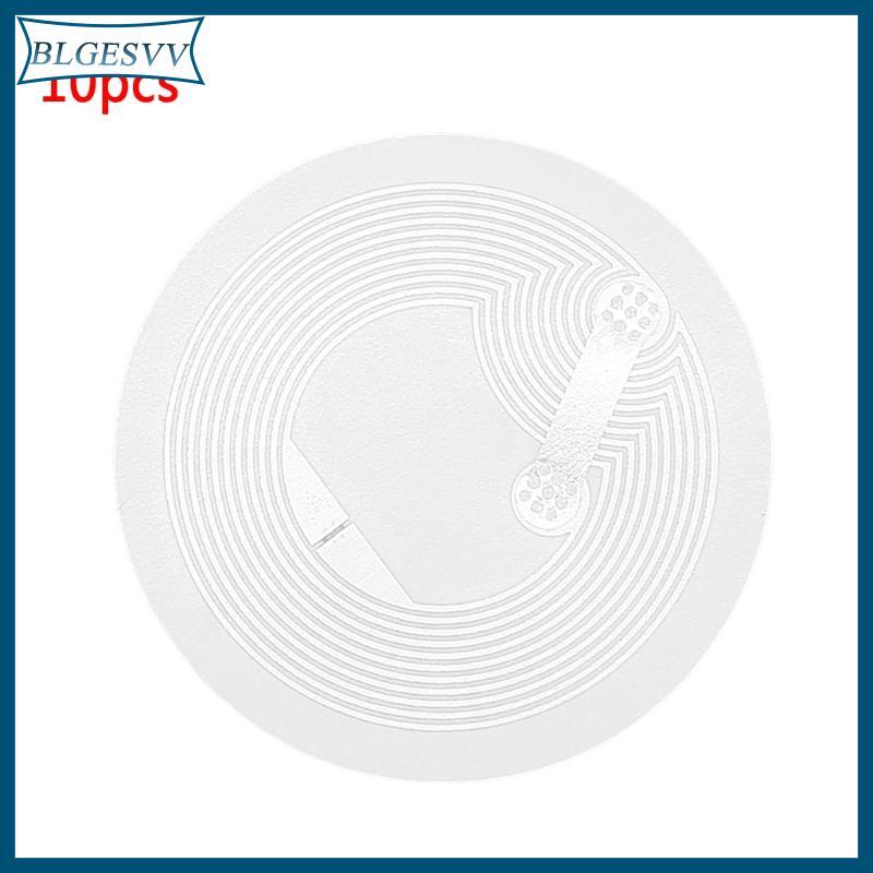 Blg 10x Ntag215 Thẻ Chống Kim Loại 25mm NFC Dán Cho Điện Thoại Thông Minh Hỗ Trợ NFC