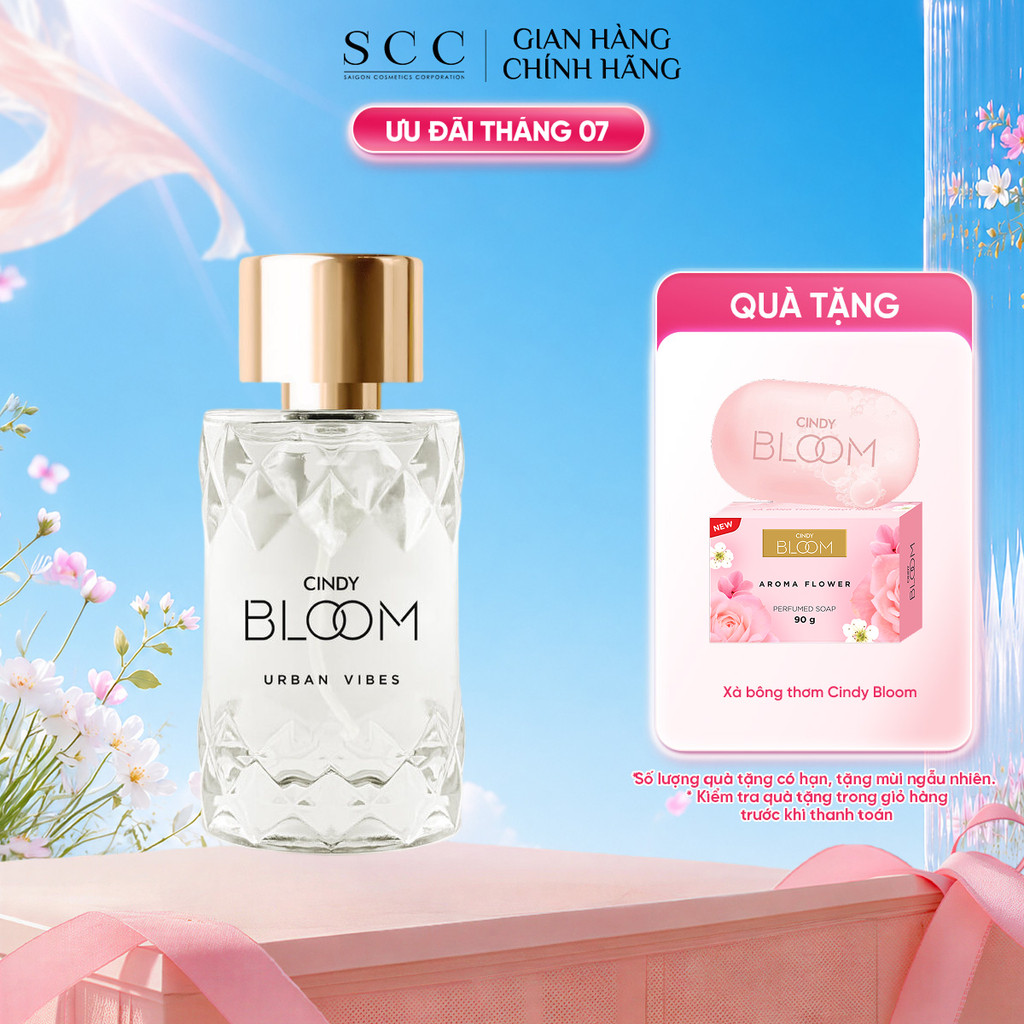 Nước Hoa Nữ CINDY BLOOM Urban Vibes Hương Tự Tin Cuốn Hút 30ml