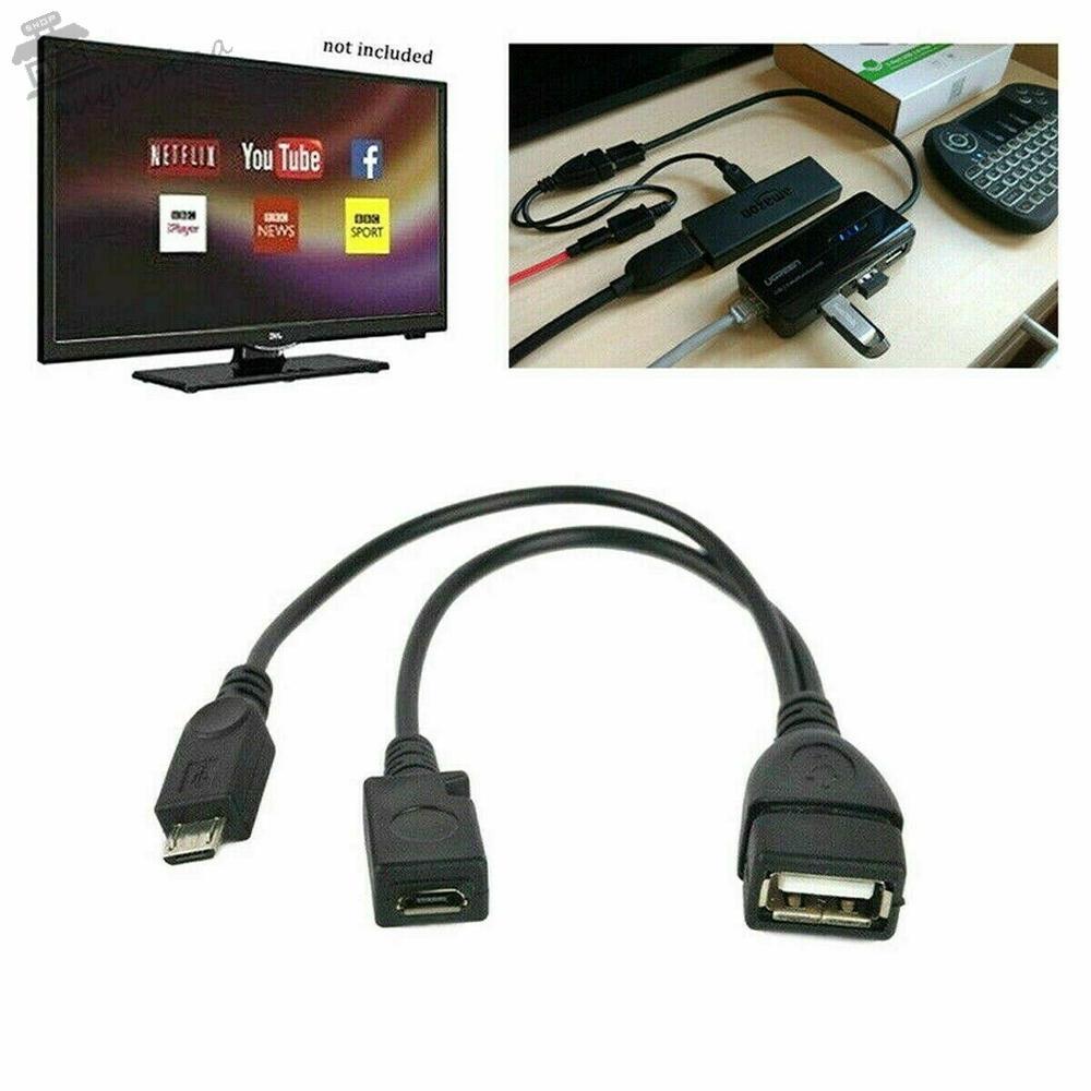 AUGUSTIN Y Splitter Nam Nữ Bền Cáp Adapter USB OTG Micro USB Cáp OTG