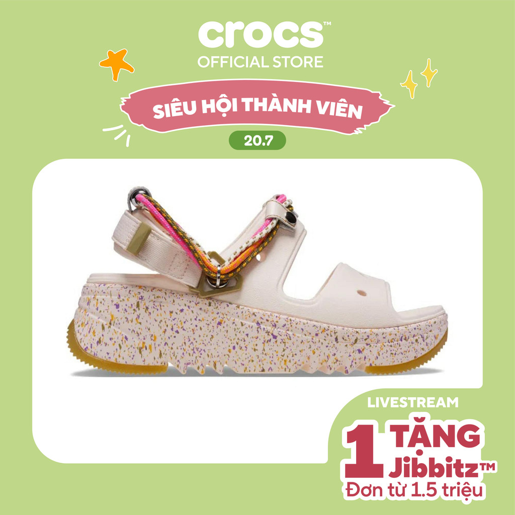 Giày Xăng Đan Unisex Crocs Hiker Xscape Festival - Dew - 209666-0WW
