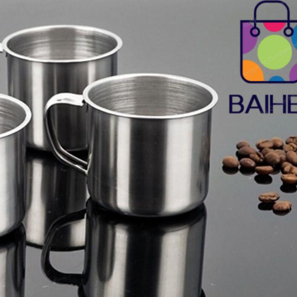 BAIHEE 200ml Cốc cầm tay Mini Tumbler Pint Du lịch Cắm trại