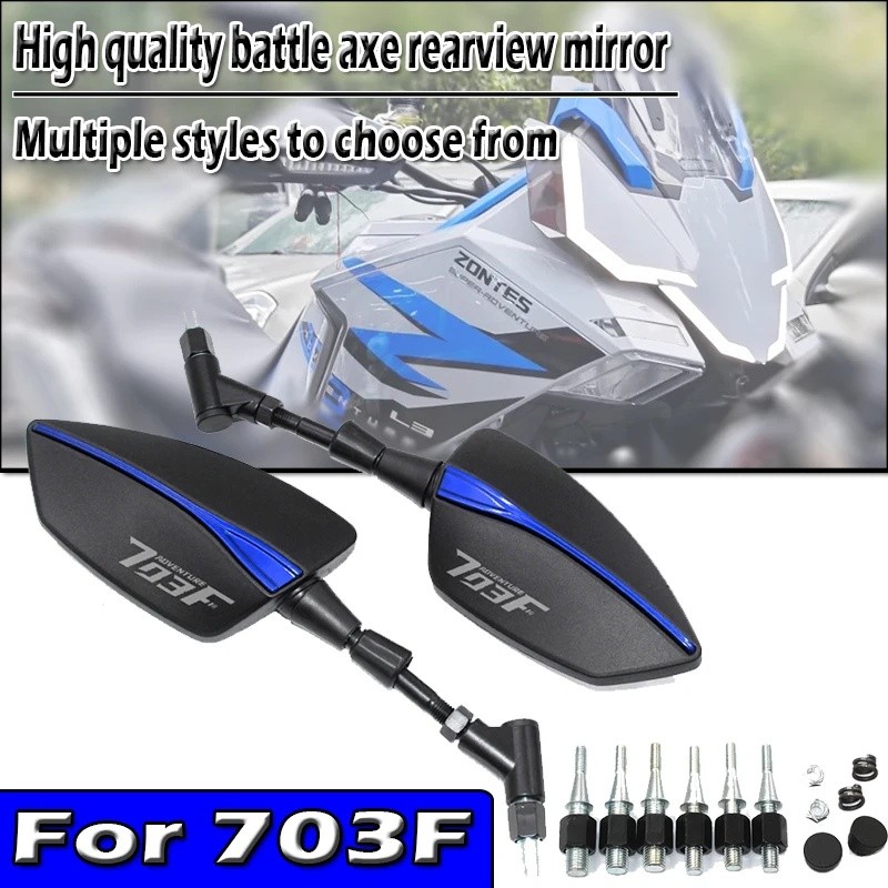 Dành Cho Zontes 703F 703 F 703F ADV 2024 8 / 10mm Đa Năng Điều Chỉnh Chiếu Hậu Gương Chiếu Hậu Gương