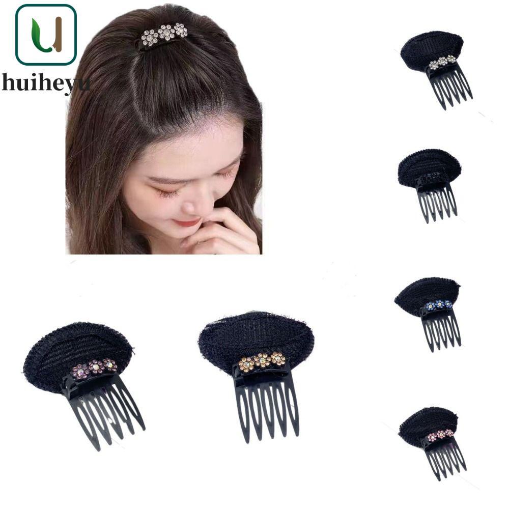 ZENITHEM Puff Hair Head Cushion, Sponge Braid DIY Hair Stylish Tool, Sweet Flower Hair Accessories H