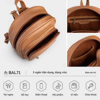 Balo Lata (Thời trang nữ cá tính - Balo da BAL71)