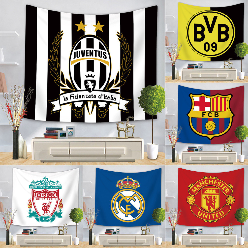 Shipped from Thailand] Bed sheet with Agirl football club logo pattern, Symbol Series. Sports meetin