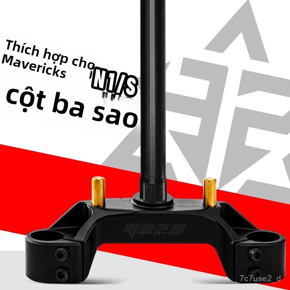 Chảng ba giảm xóc trước nhôm 7075 cao cấp cho xe điện Niu N Series N1 N1S độ xe chắc chắn bền đẹp gi