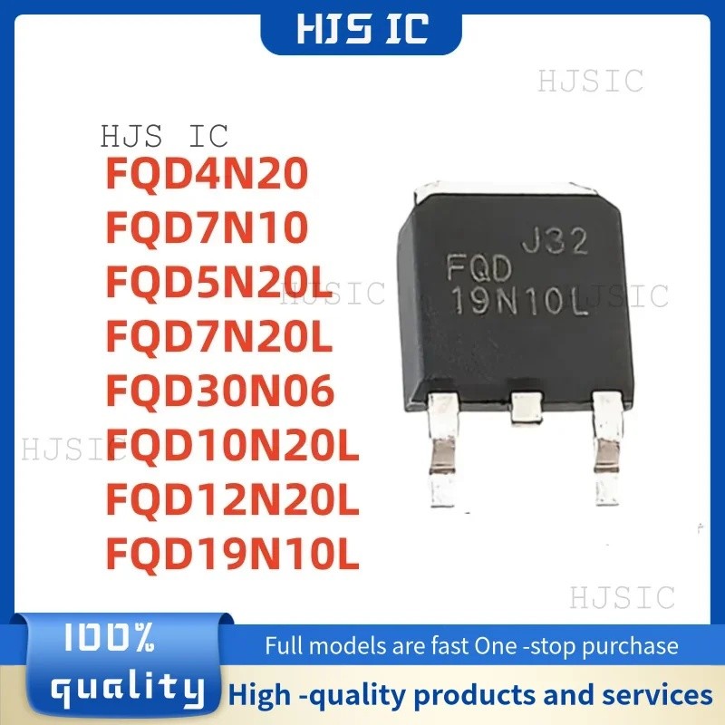 5 CÁI FQD10N20L FQD12N20L FQD30N06 FQD7N10 FQD19N10L FQD4N20 FQD5N20L FQD7N20L TO-252 Bán buôn bóng 