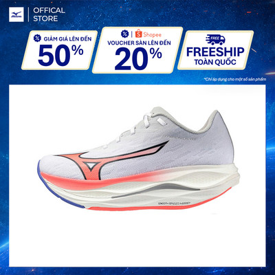 Giày Chạy Bộ Nữ Mizuno Wave Rebellion Flash 3 - Xám cam - J1GD253521