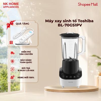 Máy Xay Sinh Tố Toshiba BL-70GS1PV 1.5 lít - Hàng Chính Hãng, Bảo Hành Chính Hãng 12 tháng