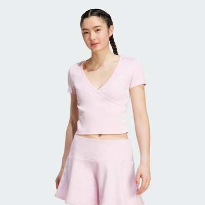 adidas Lifestyle Seasonal Essentials 3-Stripes Crop Tee Women Pink JM1928