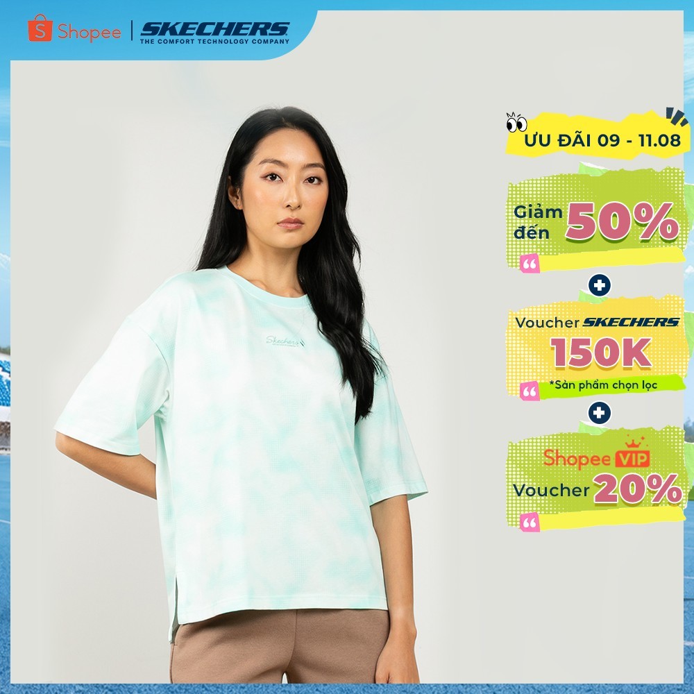 Áo Thun Tay Ngắn Nữ Skechers Urban Outdoor Short Sleeve Tee - SL325W448-AP04 Online Sale