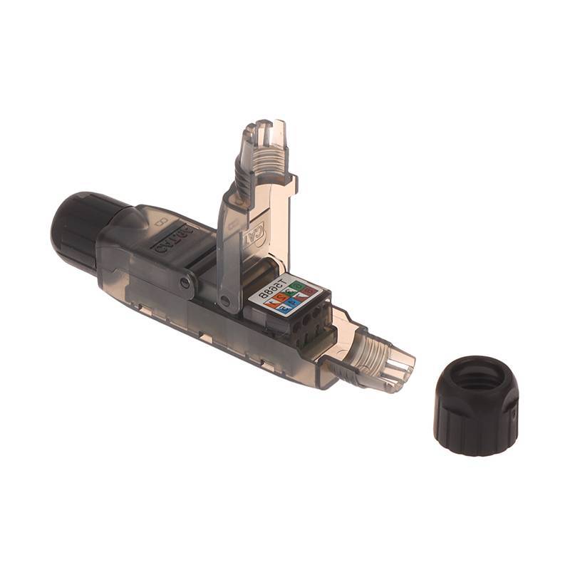 TasteTasty Terminal Network Extension Cable Tool-less Extension Connector Network Extender Connector