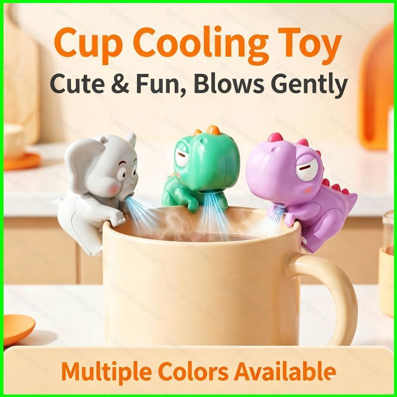 PS1 Dễ Thương Cho Bé Làm Mát Thực Phẩm Quạt Mini Chống Bắn Treo Bát Cốc Cho Mẹ SP1