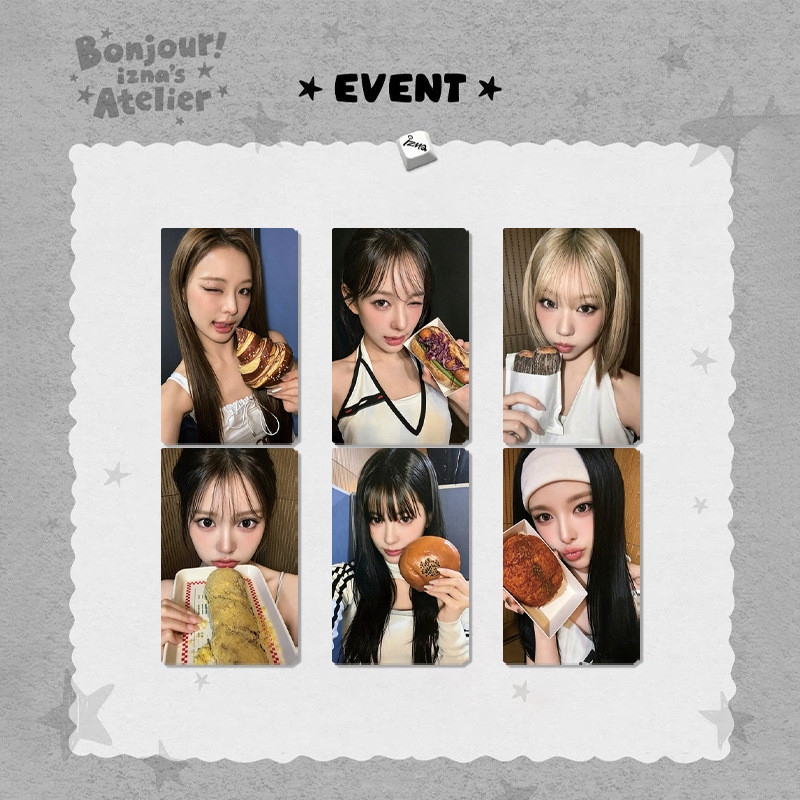 6 Chiếc izna Lomo Cards LIGHT STICK Không Chỉ Đẹp Photocards BEEP SIGN N a Who Dat Girl TIMEBOMB MAI