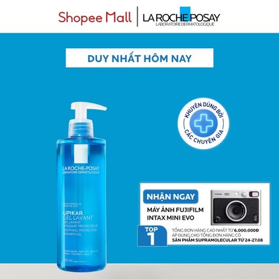 Gel tắm làm sạch làm dịu và bảo vệ da nhạy cảm La Roche Posay Lipikar Shower Gel 400ml