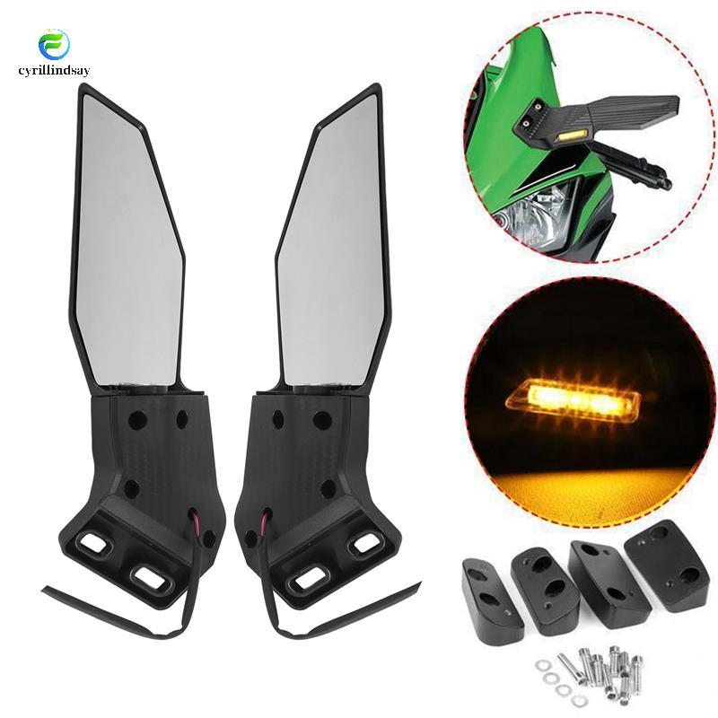 1 Cặp Gương Chiếu Hậu Cho ZX6R ZX10R ZX12R