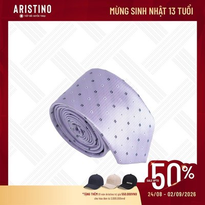 Cà Vạt Caravat Nam Aristino phụ kiện nơ dành cho vét suit sự kiện ATI00702