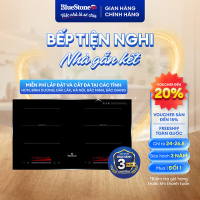 Bếp  Điện Từ Đôi BlueStone ICB-6917 3400W - 8 Mức điều chỉnh - BH 2 năm