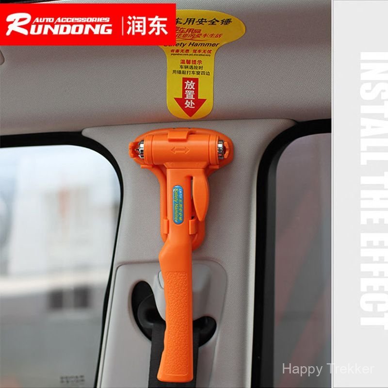 Búa thoát hiểm ô tô đa năng Liwen LW-721 chính hãng thiết kế nhỏ gọn phá kính cắt dây đai cứu nạn kh