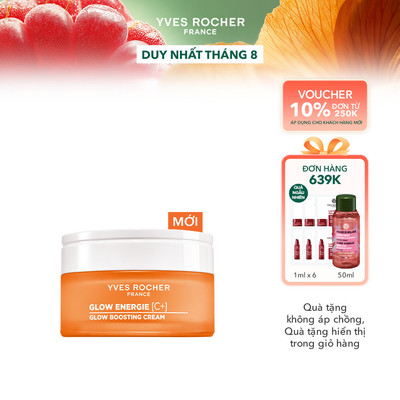 [MỚI] Kem dưỡng Vitamin C dưỡng sáng da và chống oxy hóa Yves Rocher Glow Energie 50ml