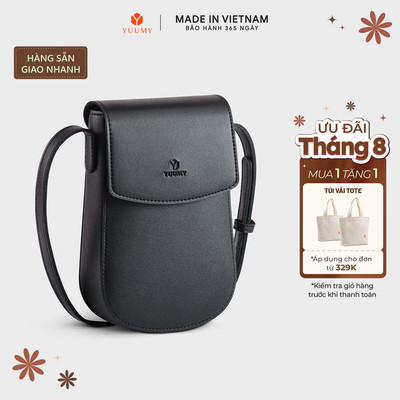 Túi Yuumy (Thời trang nữ mini dáng đứng nắp gập thanh lịch - Túi đeo chéo da Seasand YN258)