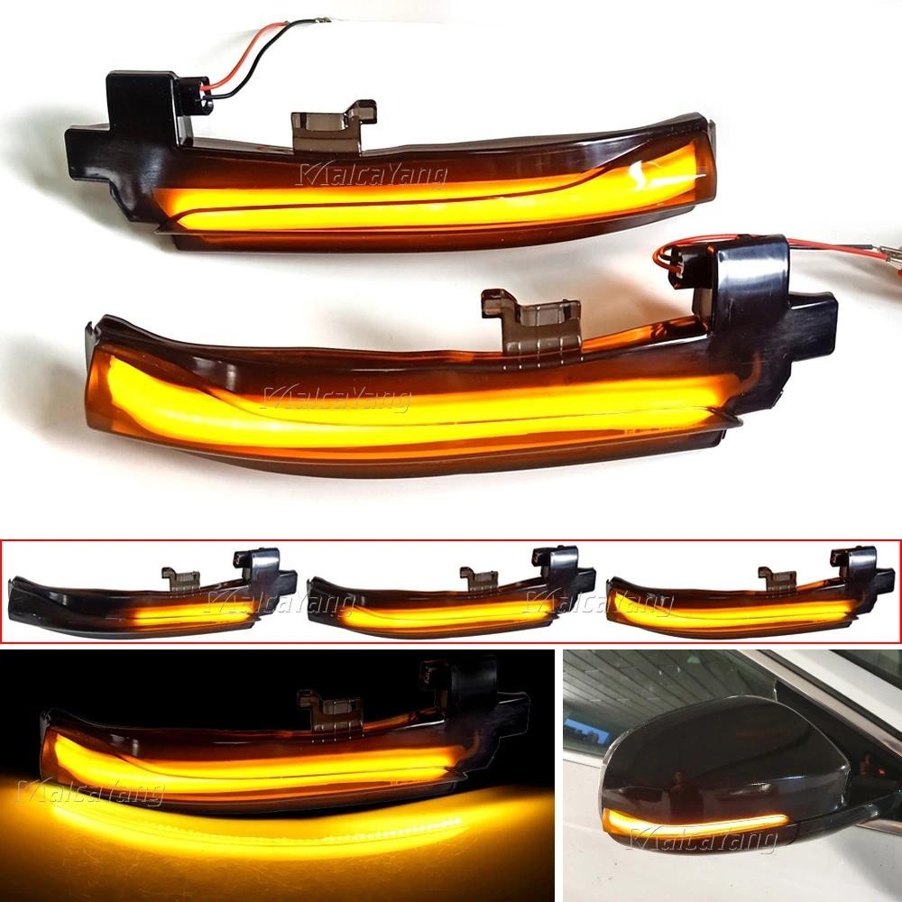 Đèn LED Năng Động Biến Tín Hiệu Bên Gương Tuần Tự Đèn Blinker Đèn Báo Cho Volvo V40 CC II V60 S60 20