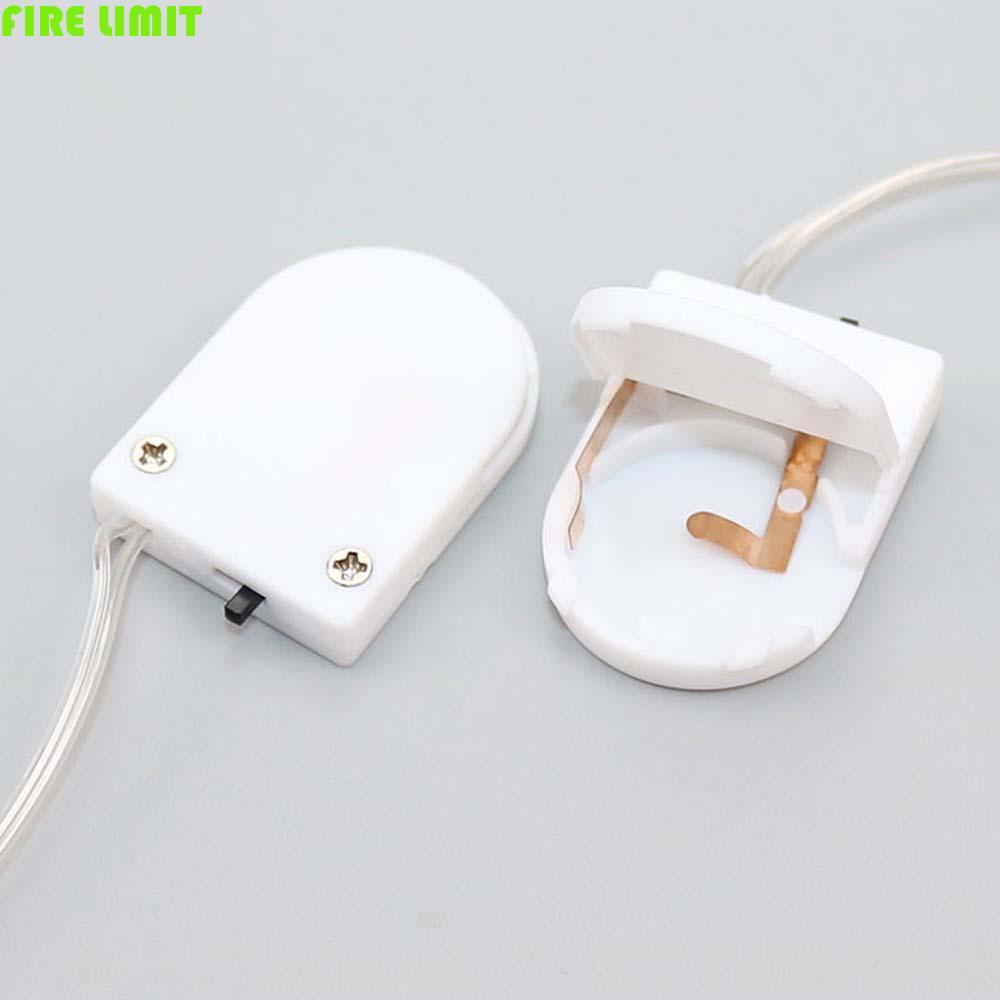 FIRE LIMIT Hộp Bảo Quản Pin CR2032 Pin Nhựa Bảo Quản 5 Chiếc Flip Cover 3V Coin Cell Pin
