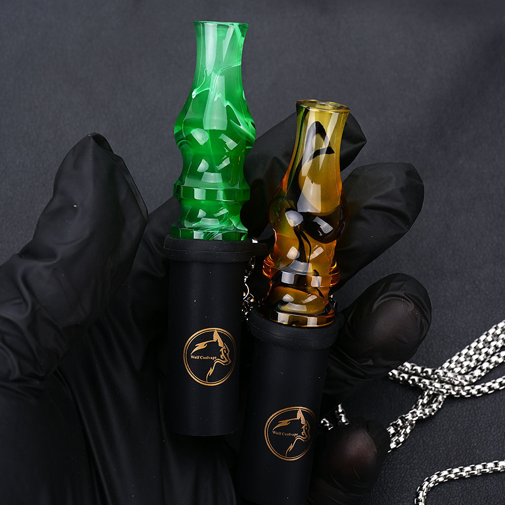 Độc đáo Nhiều Màu Nhựa Hookah Miệng Có Thể Tháo Rời Dây Xích Hookah Phụ Kiện Có Thể Thích Ứng Alpha 