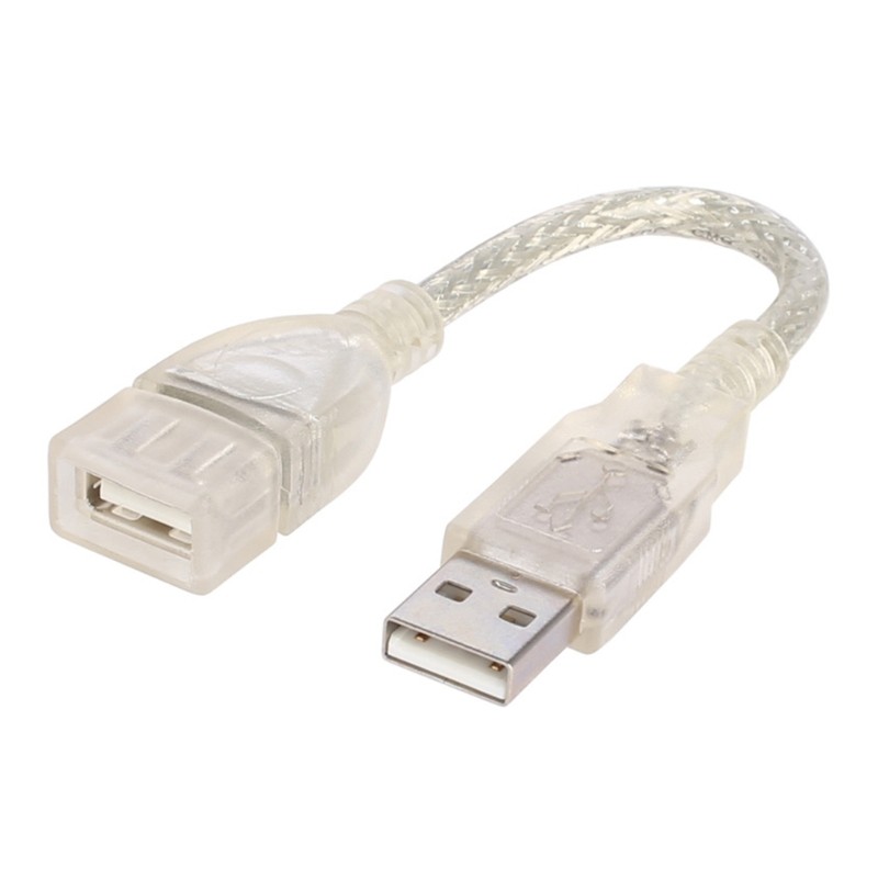 MOON Dây nối dài USB trong suốt có thể uốn cong Cấu trúc cứng nhắc USB2 0 Dây nối dài
