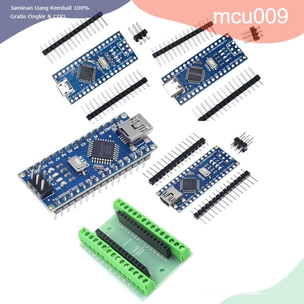 082 Bộ Điều Khiển Tải Trọng Nano 3.0 Mini / Type-C / Micro USB Cho arduino CH340 USB driver 16Mhz AT
