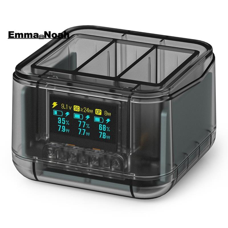 Dành Cho 13 Sạc Pin 1900 MAh Power Sạc Nhanh Hub Có Màn Hình Cho Go Pro 13 Phụ Kiện