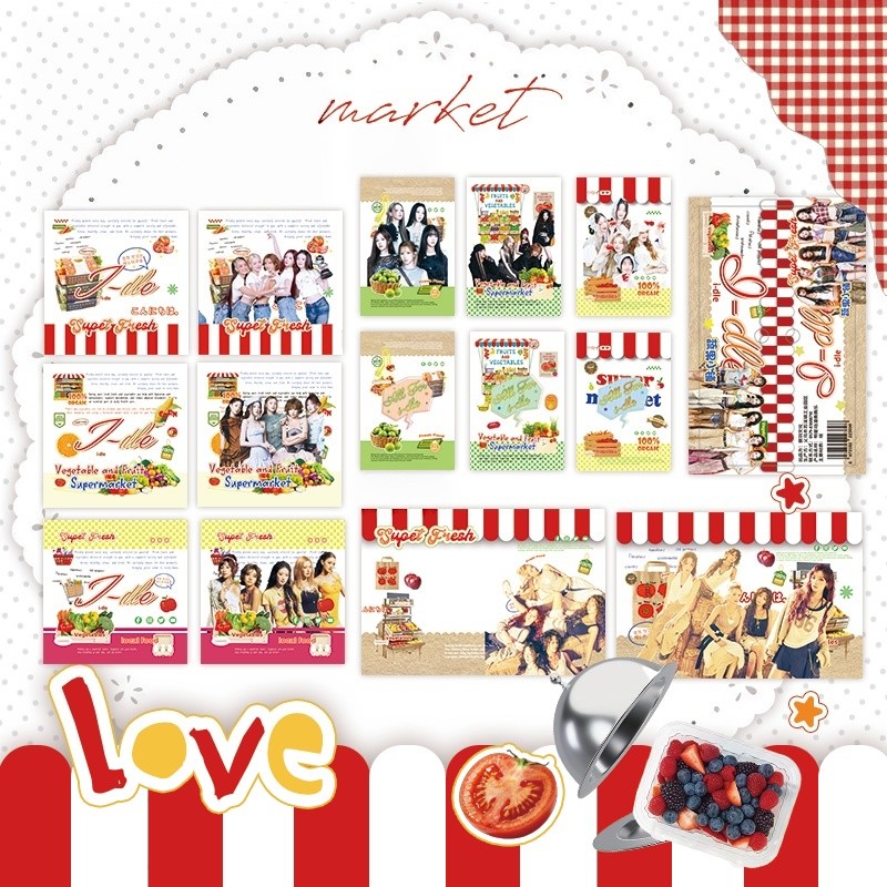1-13 Chiếc IDLE Lomo Cards CHÚNG TÔI LÀM MCD Album Mini thứ 9 SYNCOPATION Động lực YUQI PPMQ CHÚNG T