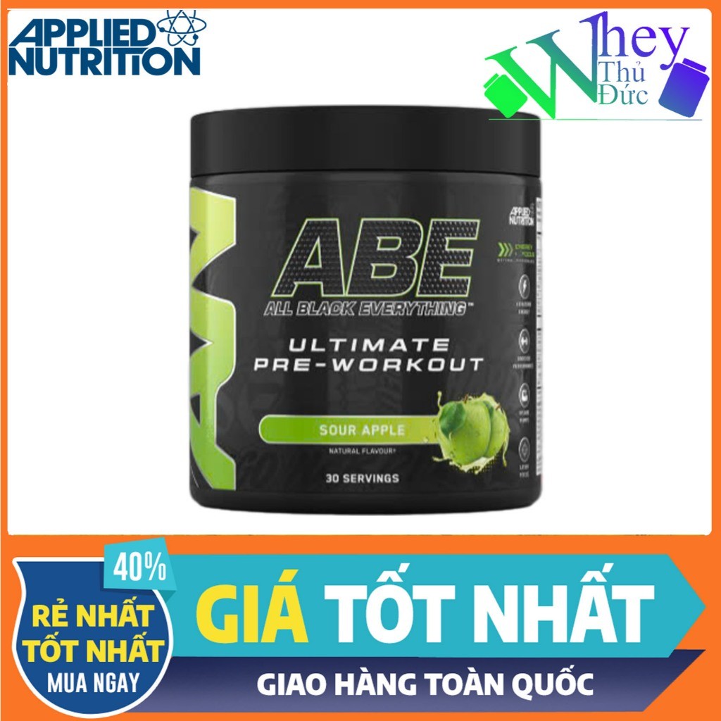 (Mùi mới) ABE Applied Nutrition vị Twirle 30 lần dùng - Pre Workout Tăng sức mạnh cơ bắp