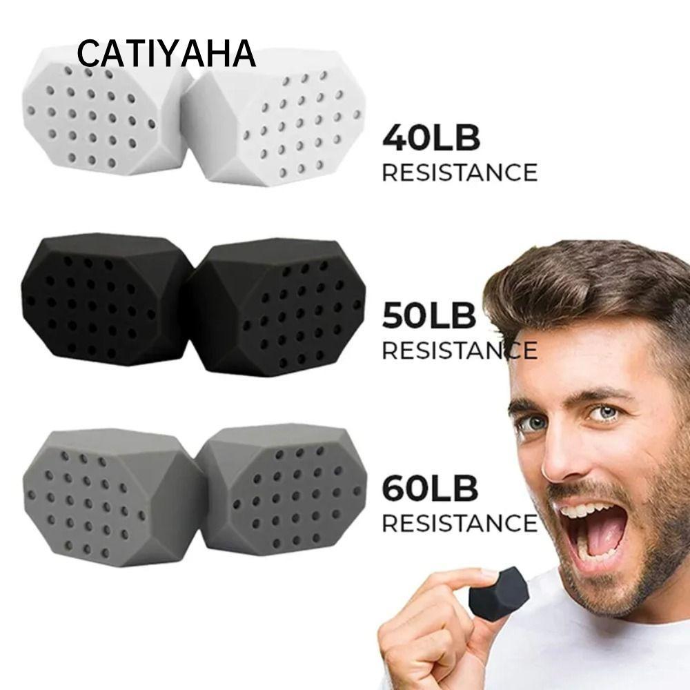CATIYAHA Redefine Jawline Trainer, Anti-stress Facial Chew Cắn Cơ Hàm Tập Thể Dục, Mặt Huấn Luyện Di