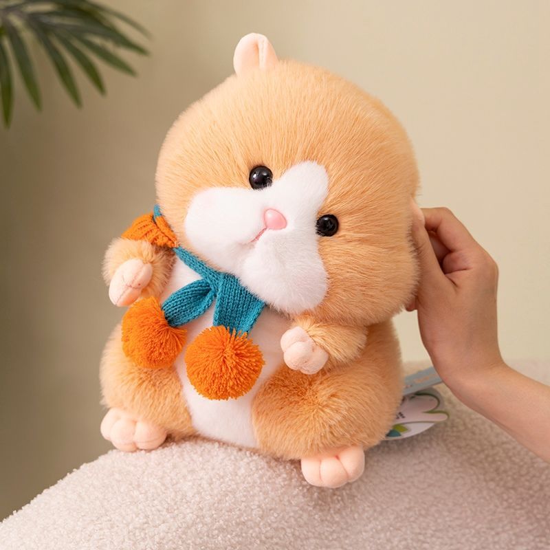 Seth dễ thương lụa vàng hamster búp bê đồ chơi sang trọng búp bê búp bê búp bê búp bê bạn trai và bạ