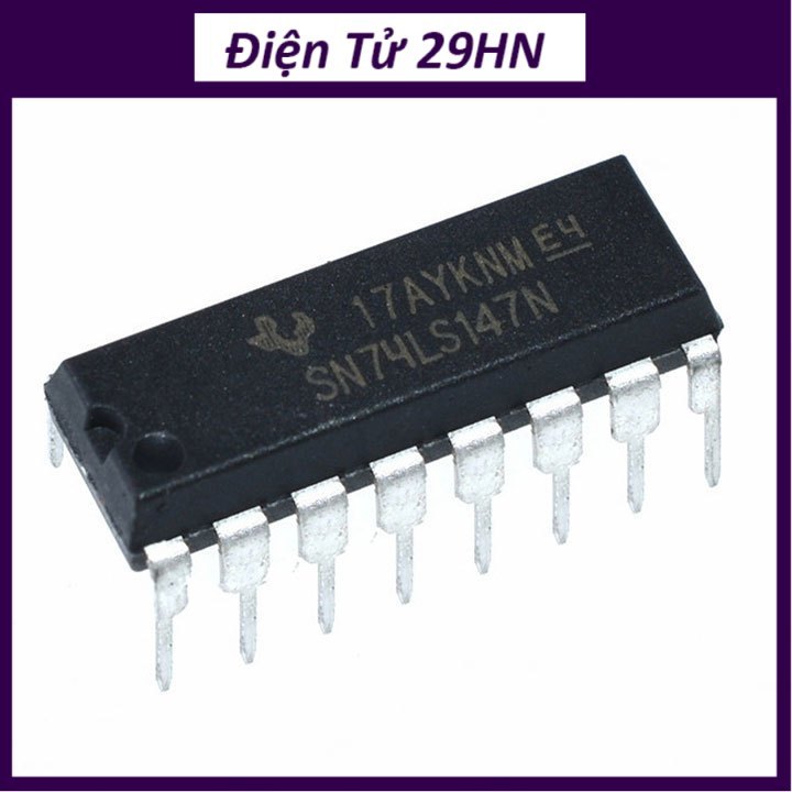 [Điện Tử 29HN] 74LS147 10 to 4 Priority Encoder DIP16