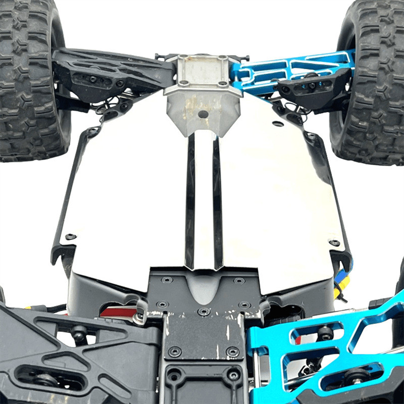 Thép không gỉ Gương Khung Xe Giáp Cho Hyper GO MJX 1 / 10 10208 V1 V2 RC Xe Kim Loại Nâng Cấp OP Phụ