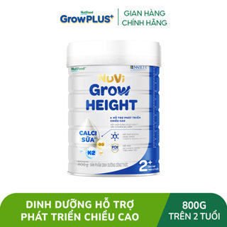  Sữa Bột Nuvi Grow Height phát triển chiều cao Trên 2 tuổi Lon 800g 