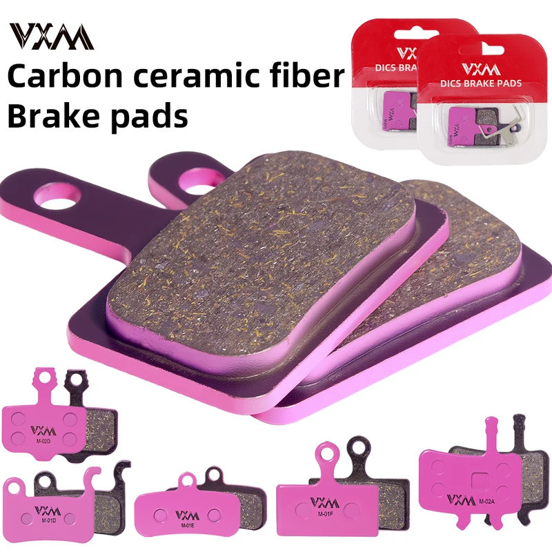 VXM Má Phanh Đĩa Xe Đạp Thép Carbon Cao Cấp Má Phanh Gốm Phù Hợp Cho Shimano B01S MT200 M400 MT500 M