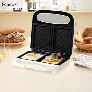 Máy làm bánh sandwich Fonowx Máy làm bánh quế Dễ dàng làm sạch Dụng cụ nấu ăn Đa năng Máy làm bánh mì nướng gia đình cho thịt Burger