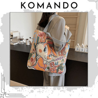 Túi tote dáng thổ cẩm, xách tay, đeo vai, thời trang, dung tích lớn - Komando.Store