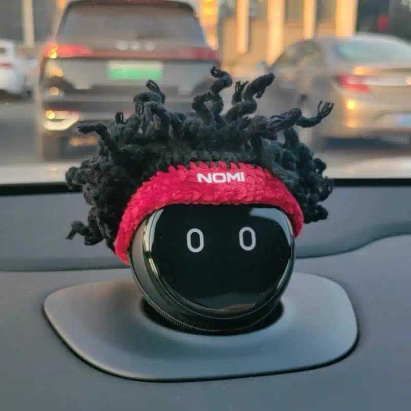 Cho NIO es8 ec6 et5t mũ nomi trang trí nội thất ô tô dreadlocks nội thất vui nhộn phụ kiện thủ công