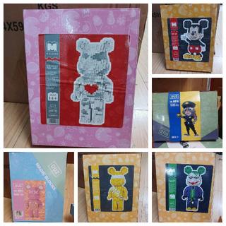 [XẢ] Mô hình lắp ráp gấu bearbrick các mẫu