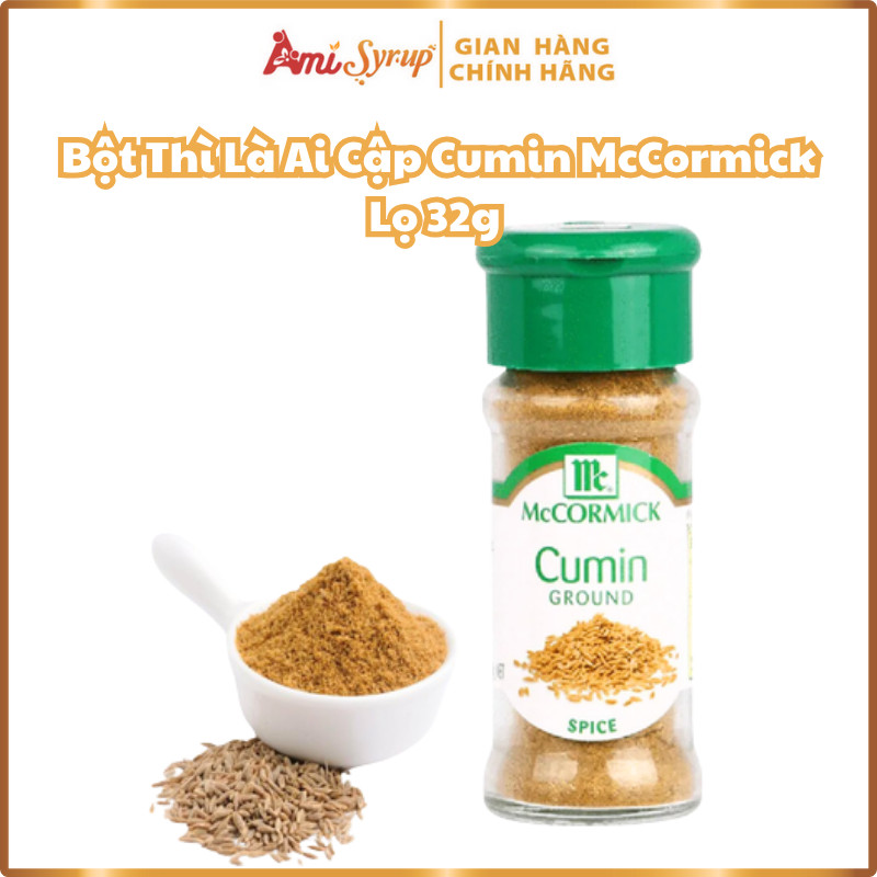 Bột Thì Là Ai Cập Cumin McCormick Lọ 32g, McCormick Spices Cumin Ground 30g