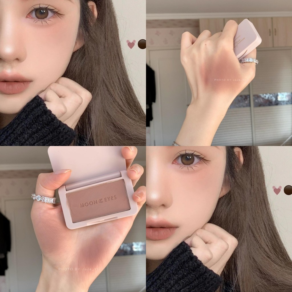 Mooneyes Mooneyes Hàng Ngày Sữa Linh Tinh Màu Cà Phê Pure Desire Blush Trà Sữa Màu Đất Cao Cấp Độ bã