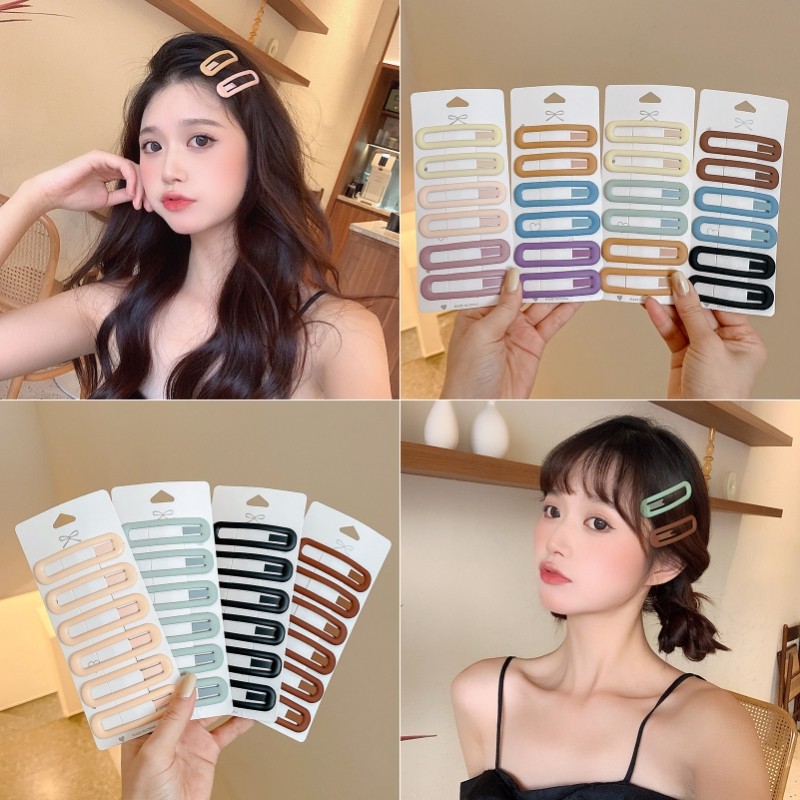 20 Cái / bộ Dopamine Kẹp Tóc Thời Trang Hàn Quốc Nữ Bên Nổ Kẹp Bb Kẹp Phụ Kiện Tóc