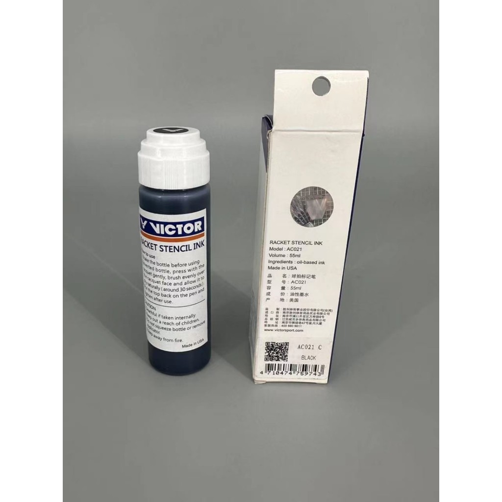VICTOR VICTOR VICTOR VICTOR LOGO Bút AC026 Đen / Đỏ Vợt Cầu Lông Bút Dầu Bút Đánh Dấu