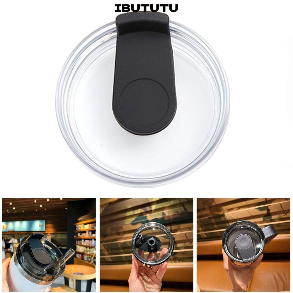 Nắp cốc IBUTUTU, Nắp chai nhựa 20oz / 30oz, bền không có ống hút Chống tràn Nắp thay thế niêm phong 
