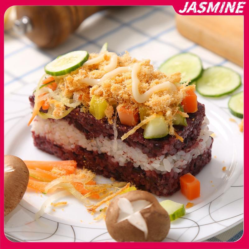 JASMINE No Sti Musubi Maker Press With Small Rice Paddle, Sushi Making Kit Onigiri Mold Luncheon Mea