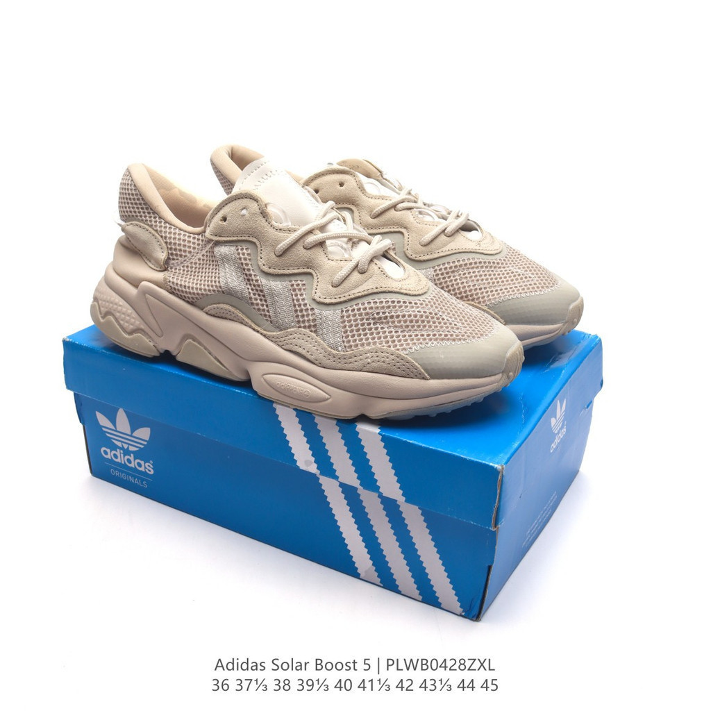 Adidas OZWEEGO Ống Nước Retro Bố Giày Đế Dày Tăng Chiều Cao Bố Giày Chạy Bộ Đa Năng